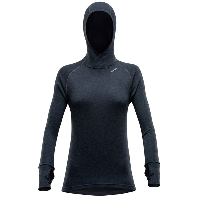 DEVOLD Expedition Merino 235 Hoodie Woman black Outdoordream.eu